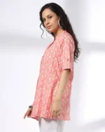 Women Geometric Print A-Line Kurti